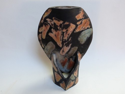 Vase raku vintage - en,