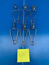 LOT DE 6 PINCE A ESCARGOT INOX 15 CM POUR PLATS POELONS COQUILLES n°16C