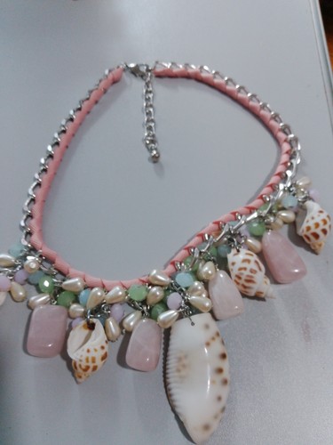 Joli collier coquillage - joli,