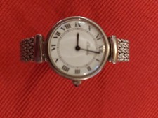 bracelet montre en argent