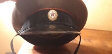 casquette officier soviétique Armée Rouge tank Red Army soviet officer hat cap