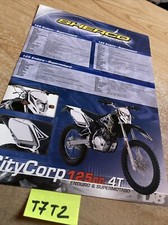 Sherco moto enduro 2008 125 4T prospectus catalogue publicité