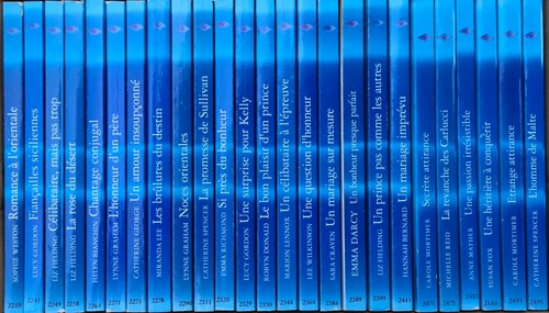 Lot livres harlequin - lot, 25