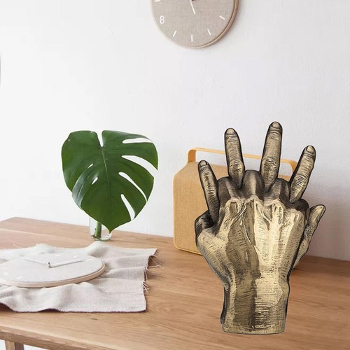 Résine moderne mains