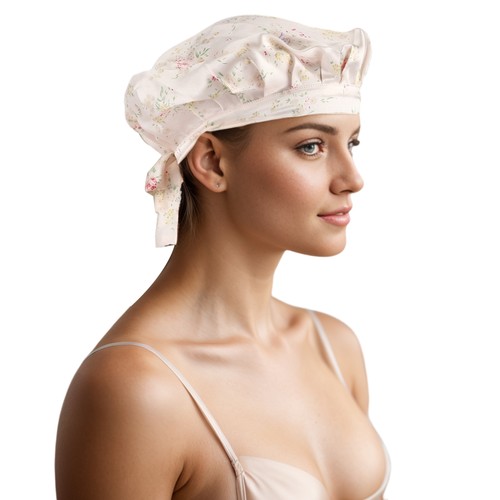 Bonnet cheveux floral en - cheveux,