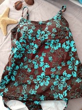 Motherhood maternity two piece swimsuit size small built in bra Nylon & Spandex 