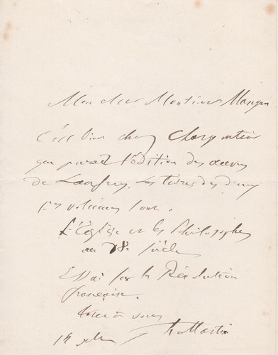 S henri martin - ✒, l.a.s