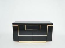Cabinet bar laquée noir - , et