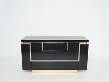 Cabinet bar laquée noir et