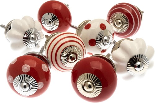 Boutons porte céramique - boutons,