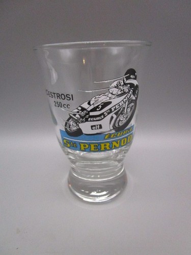 Verre publicitaire illustré