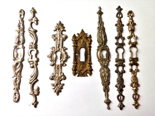 Lot ancienne entrée de - de, 6