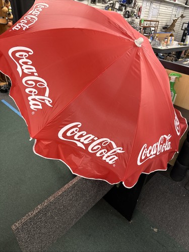 Vintage coca cola umbrella - vintage,