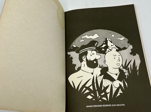 Tintin réservé aux adulte - bd,