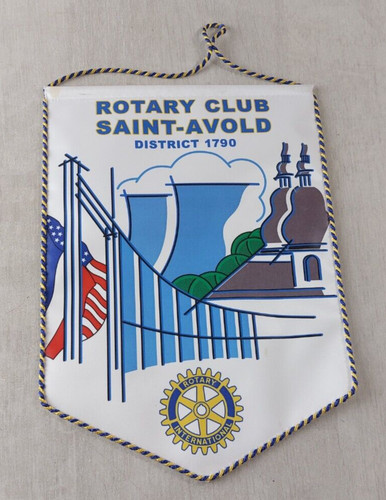 Ancien fanion rotary club - ancien,