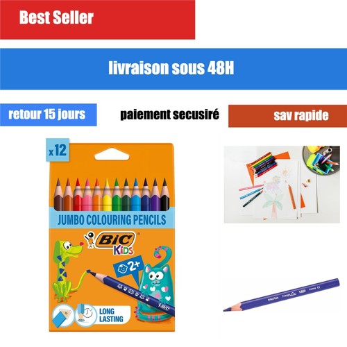 Crayons couleur bic kids - bic,