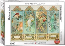 Alphonse Mucha Les Quatre Saisons 1000 Pièces Puzzle 680Mm X 490Mm