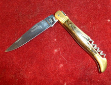 ANCIEN COUTEAU DE POCHE LAGUIOLE BOUGNA 1421 MANCHE EN BOIS