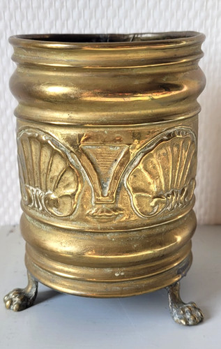 Ancien cache pot tripode - ancien,