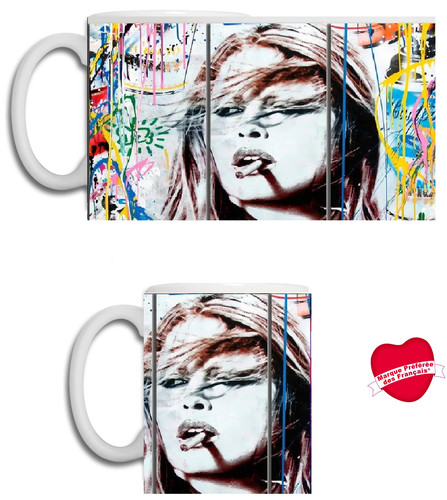 Mug céramique brigitte bardot - céramique,