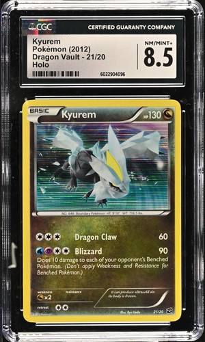 Cgc mint kyurem 21 - cgc,