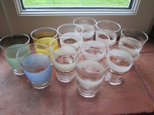 Lot verres granité - lot, de