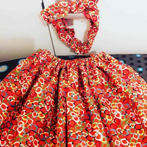 Tenue enfant imprimé africain - enfant,