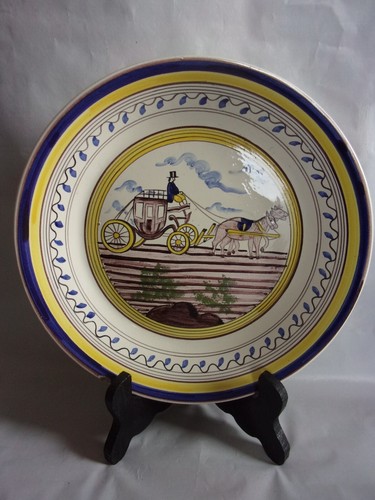 Ancienne assiette décorative - assiette,