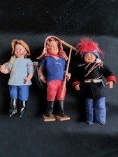 LOT 3 PETITES POUPEES  ANCIENNES CELLULOID