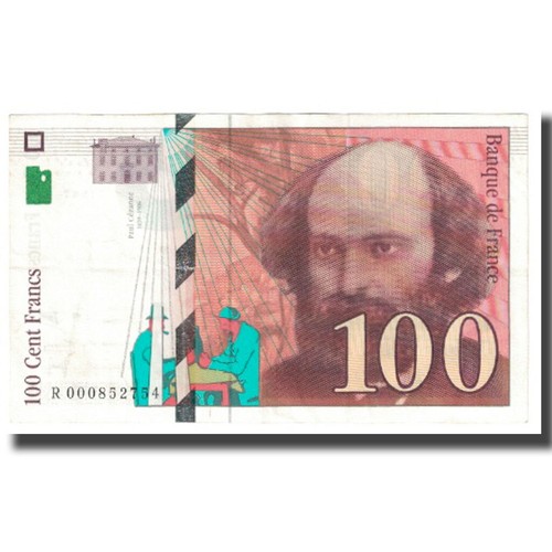 France 100 francs - france,, cézanne