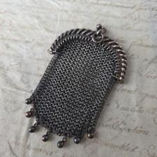 Porte Monnaie Maille Argent
