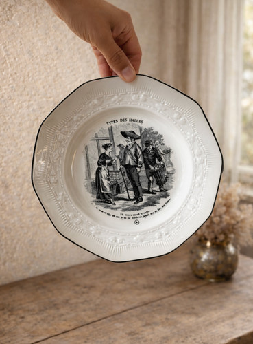 Assiette parlante boch - assiette,