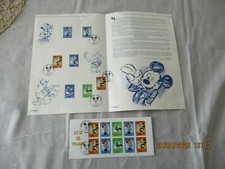 France Bande Carnet BC3641a Fete du Timbre Mickey Disney 2004 Neuf Luxe + LIVRET