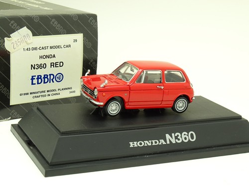Ebbro honda n360 rouge - honda,