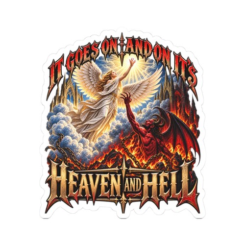 Heaven and hell kiss - heaven, kiss-cut