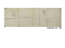 Dessin Technique Projet Pour Meubles En Style Baroque Œuvre Ébéniste PIEMONTE C0