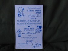 flyer issu spirou 1744 séance dédicaces Roba Jidehem Tillieux Francis