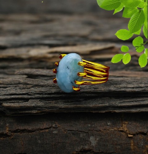Amour caribéenne larimar - caribéenne, 18k
