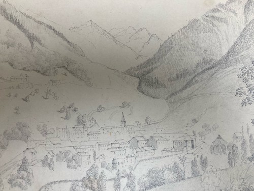 Très beau dessin xixe 1830 - très,