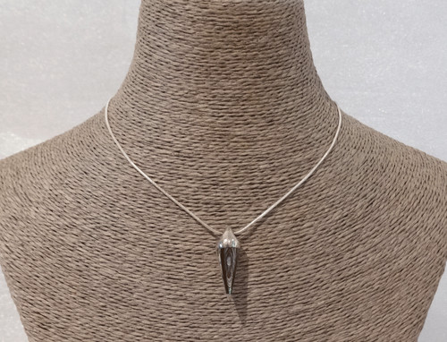 Pendentif argent massif et - en,