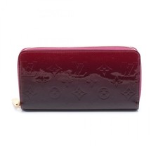 LOUIS VUITTON Portefeuille zippé autour du sac à main long M90395 Vernis...
