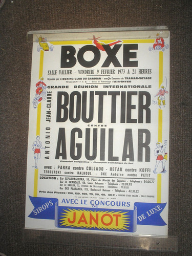 Affiche boxe boxing marseille - affiche,