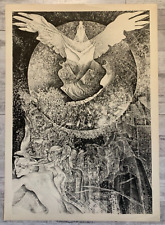 Jacques BRISSAUD Art Abstrait Moderne Contemporain Symbolisme Hermétisme