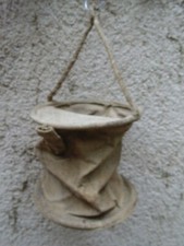 FRANCE / US ARMY 14-18 ? SEAU INDIVIDUEL EN TOILE AVEC BEC VERSEUR "VACHE A EAU"