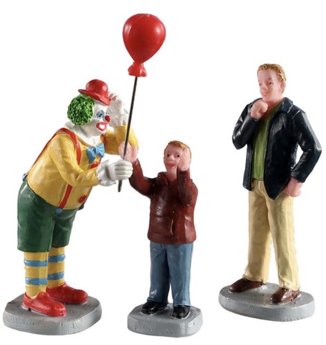 Lemax friendly clown holiday - friendly,