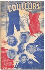 COULEURS de Rina KETTY Reda CAIRE GEORGEL Jean LUMIERE...Paroles André MYR  