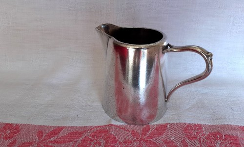 Pot lait métal - lait, argenté