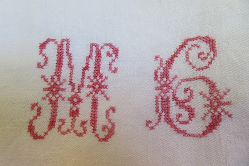 Serviettes table damassé - serviettes, de