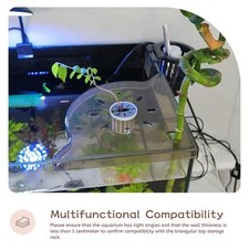 Étagère d'angle pour aquarium, support pour plantes d'aquarium amis