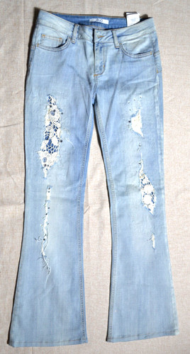 Jeans femme liu strass - jeans,